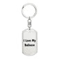 Love My Balinese - Luxury Dog Tag Keychain