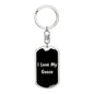 Love My Goose v2 - Luxury Dog Tag Keychain