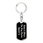 King Charles Spaniel's Home v2 - Luxury Dog Tag Keychain