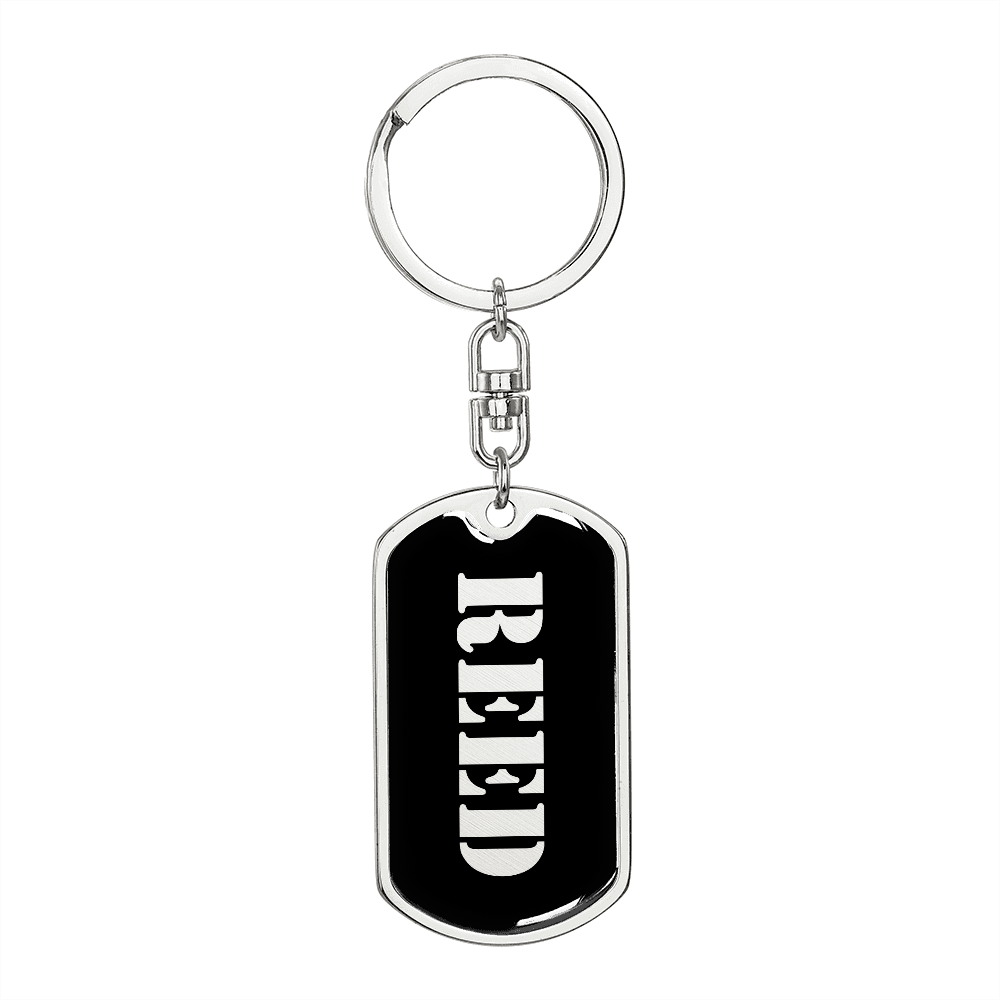 Reed v2 - Luxury Dog Tag Keychain