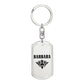 Barbara v01a - Luxury Dog Tag Keychain