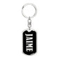 Jaime v02 - Luxury Dog Tag Keychain