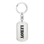 Leroy - Luxury Dog Tag Keychain