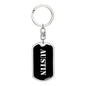Austin v3 - Luxury Dog Tag Keychain