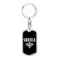 Sheila v02a - Luxury Dog Tag Keychain