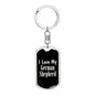 Love My German Shepherd v2 - Luxury Dog Tag Keychain