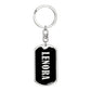 Lenora v02 - Luxury Dog Tag Keychain