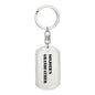 Soldier's Grandfather - Luxury Dog Tag Keychain