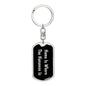 Havanese's Home v2 - Luxury Dog Tag Keychain
