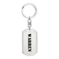 Warren - Luxury Dog Tag Keychain