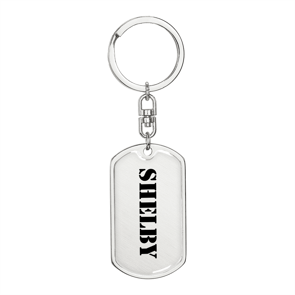 Shelby - Luxury Dog Tag Keychain