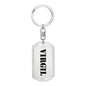 Virgil - Luxury Dog Tag Keychain