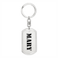 Mary - Luxury Dog Tag Keychain