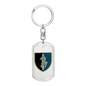 73rd Maritime Special Operations Center (Ukraine) - Luxury Dog Tag Keychain