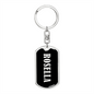 Rosella v02 - Luxury Dog Tag Keychain