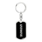 Antoine v3 - Luxury Dog Tag Keychain