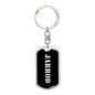 Jarrod v3 - Luxury Dog Tag Keychain