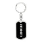Gwendolyn v02 - Luxury Dog Tag Keychain