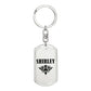 Shirley v01a - Luxury Dog Tag Keychain