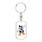 Duck - Luxury Dog Tag Keychain