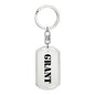 Grant - Luxury Dog Tag Keychain