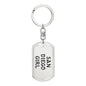 San Diego Girl v4 - Luxury Dog Tag Keychain