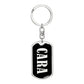 Cara v02 - Luxury Dog Tag Keychain
