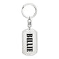 Billie v01 - Luxury Dog Tag Keychain