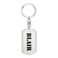Blair - Luxury Dog Tag Keychain