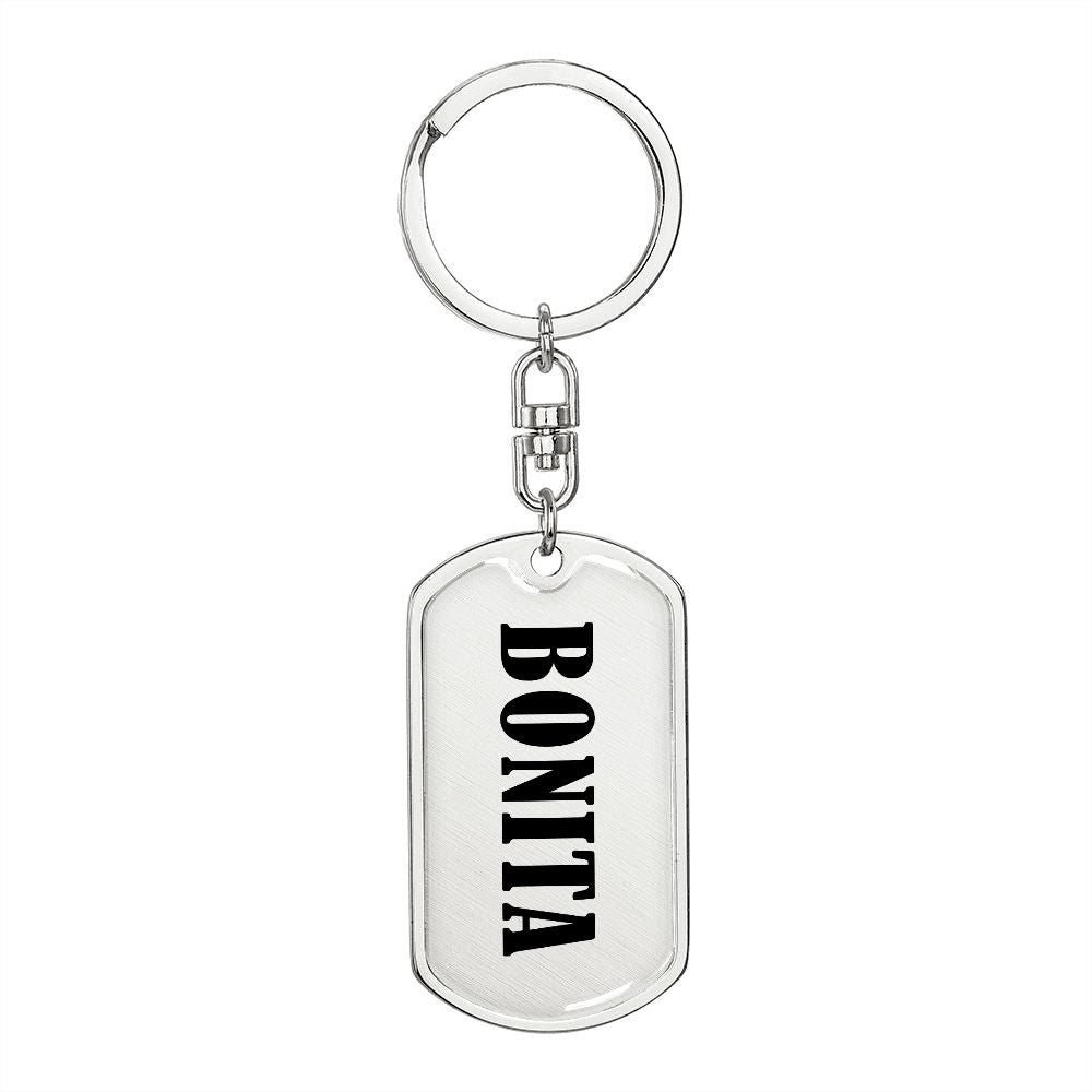 Bonita v01 - Luxury Dog Tag Keychain