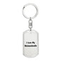 Love My Weimardoodle v4 - Luxury Dog Tag Keychain