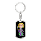 Knight 04-2 - Luxury Dog Tag Keychain