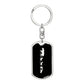 Mama Lioness With 4 Cubs v2 - Luxury Dog Tag Keychain