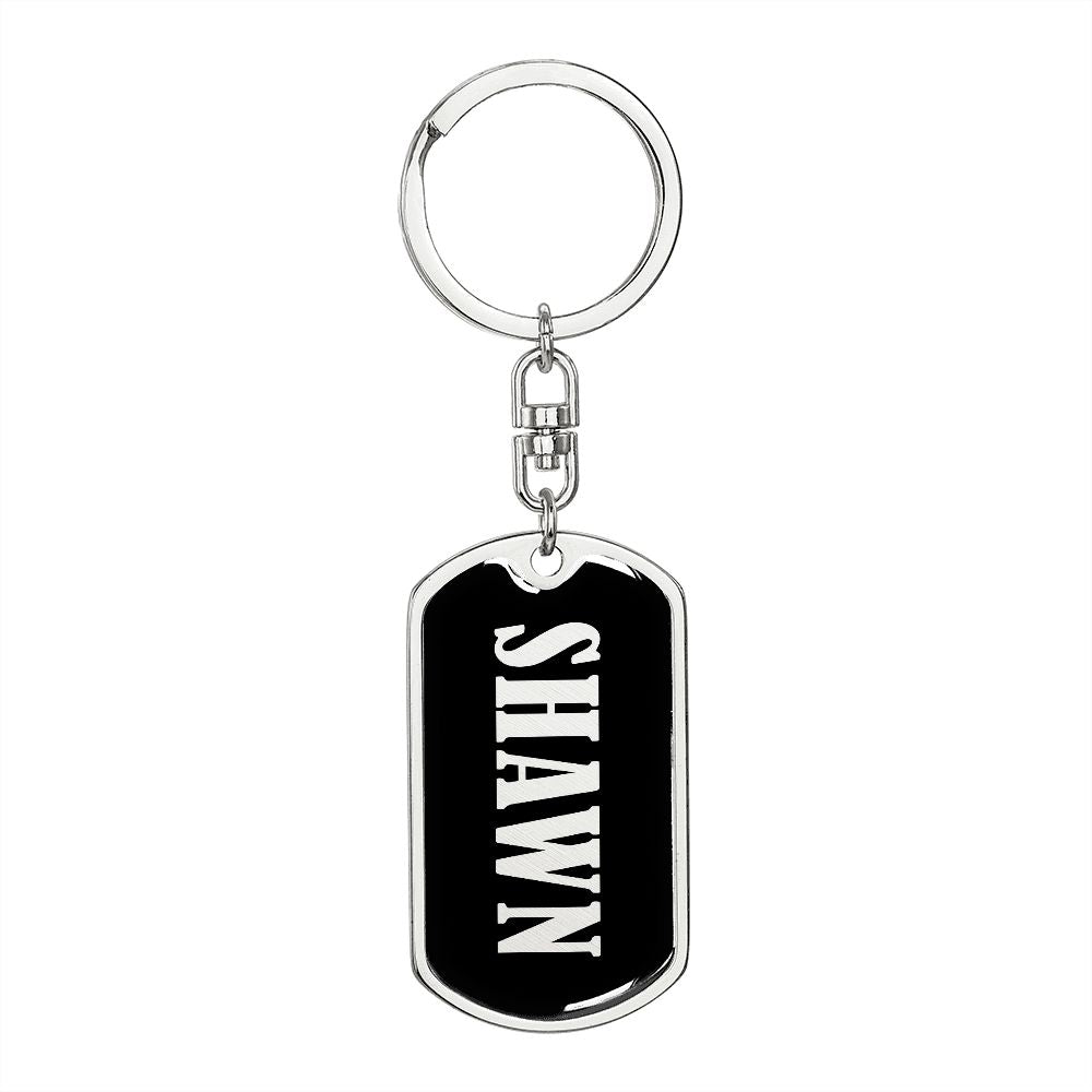 Shawn v02 - Luxury Dog Tag Keychain