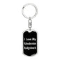 Love My Rhodesian Ridgeback v5 - Luxury Dog Tag Keychain