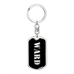 Ward v2 - Luxury Dog Tag Keychain