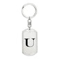 Initial U v1a - Luxury Dog Tag Keychain