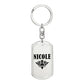 Nicole v01a - Luxury Dog Tag Keychain