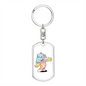 Elephant - Luxury Dog Tag Keychain