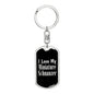 Love My Miniature Schnauzer v2 - Luxury Dog Tag Keychain