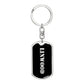 Linwood v2 - Luxury Dog Tag Keychain