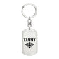 Tammy v01a - Luxury Dog Tag Keychain