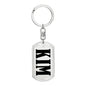 Kim v01 - Luxury Dog Tag Keychain
