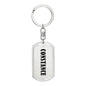 Constance v01 - Luxury Dog Tag Keychain