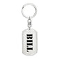 Bill - Luxury Dog Tag Keychain