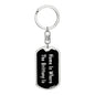 Brittany's Home v2 - Luxury Dog Tag Keychain