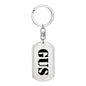 Gus - Luxury Dog Tag Keychain