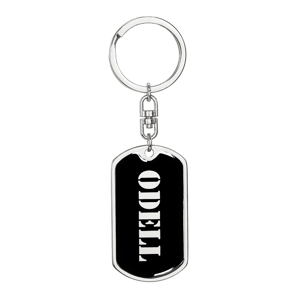 Odell v2 - Luxury Dog Tag Keychain