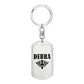 Debra v01a - Luxury Dog Tag Keychain