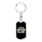 Soccer Dad - Luxury Dog Tag Keychain
